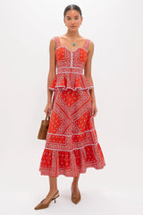 Aces Wild Red Lacey Dress