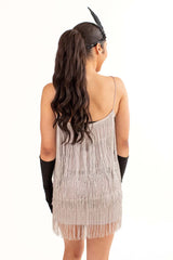 Silver Fringe Dress