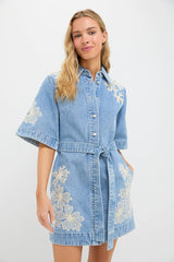 Light Wash Charlene Denim Mini Dress