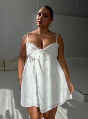 Granno Mini Dress White Curve