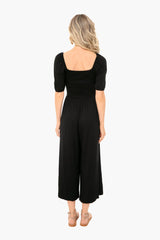 Smocked Jumpsuit