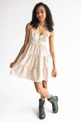 Tiered Linen Sundress