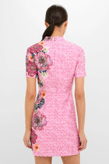 Bamboo Bloom Draped Mini Dress