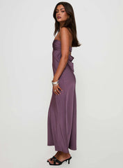 Maryska Strapless Maxi Dress Purple