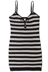Striped Knit Mini Dress