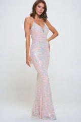 Cynthia Sequin Maxi Gown