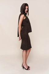 Hooded Knit Dress