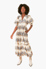 Misty Morning Palmer Dress
