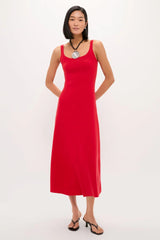 Red Knit Barrington Dress