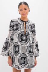 Black Plain Gia Mini Dress