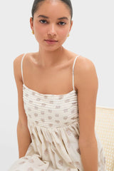 Orchid Echo Cotton Jacquard Betsy Dress